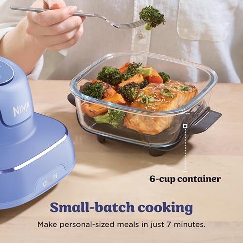 Ninja Crispi Glass Air Fryer, 4-in-1, Frosted Lilac, FN101PR