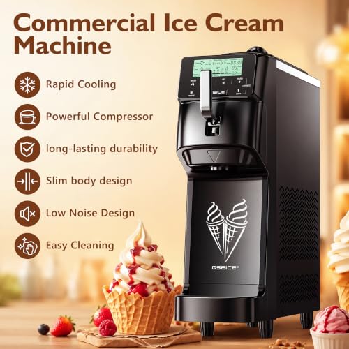 Commercial Soft Serve Ice Cream Maker Machine