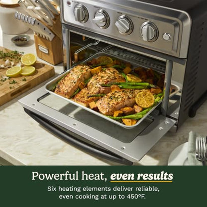 Cuisinart Air Fryer Toaster Oven Combo, Countertop, 7-in-1, 1800W, TOA-55