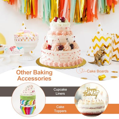 701Pcs Cake Decorating Kit with Baking Supplies, Cake Turntable, Cake Decorating Supplies, Frosting Piping, Cake Leveler, Piping Tips, Cake Pan Set for Cake Baking Kit