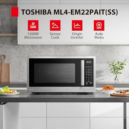 TOSHIBA Countertop Microwave Oven with Inverter, 2.2 Cu.Ft, 1200W