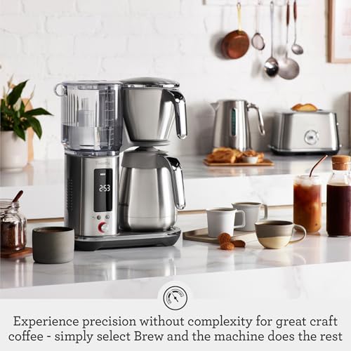 Breville Luxe Drip Coffee Machine BDC465BTR, Black Truffle, Thermal Carafe