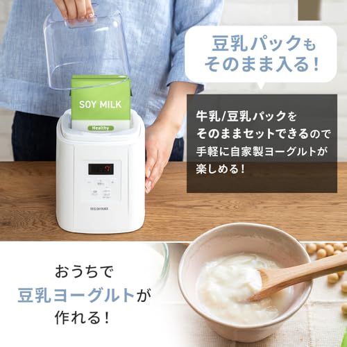 Iris Ohyama IYM-016-W Yogurt Maker, White