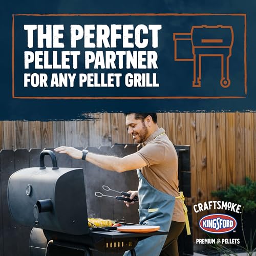 Kingsford Craftsmoke Premium Grilling Wood Pellets, Mesquite BBQ Pellets for Grilling, 100% Natural Hardwood, 20 pounds