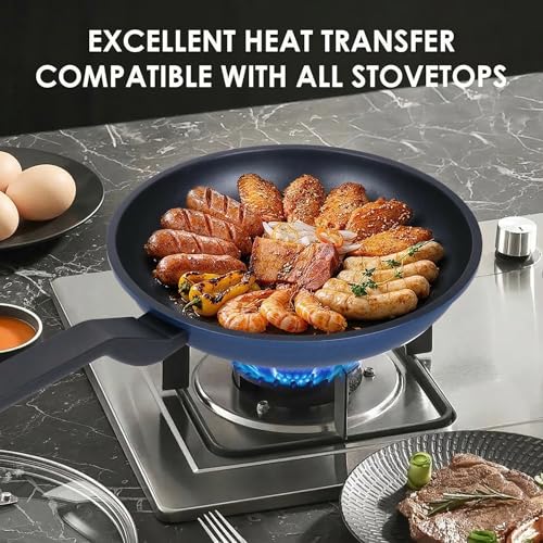 Legacy Culinaryware Nonstick Frying Pan Skillet,12 Inch Frying Pan Skillet,Egg pans,Omelette Pan,PFOA Free,Kitchen Pots Induction Pot