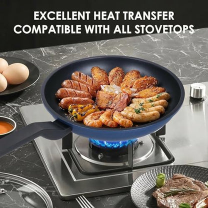 Legacy Culinaryware Nonstick Frying Pan Skillet,8 Inch Frying Pan Skillet,Egg pans,Omelette Pan,PFOA Free,Kitchen Pots Induction Pot