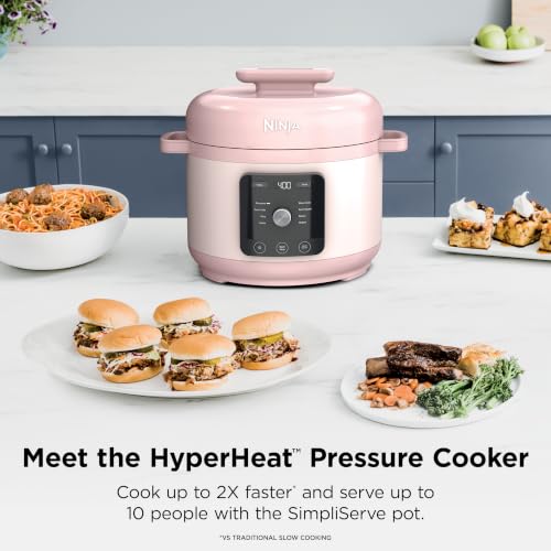 Ninja® HyperHeat™ 9-in-1 Pressure Cooker, 6.5-qt, Rose Quartz, PC201PK