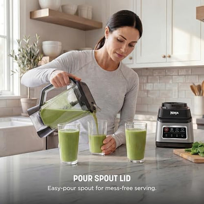 Ninja Professional Plus Blender with Auto-iQ | Smoothie and Ice Cream Maker, Frozen Drink Mixer, Margarita Machine | 3 Auto-iQ Presets, 1400W, 72-oz. Total Crushing Pitcher | Dark Grey | BN701