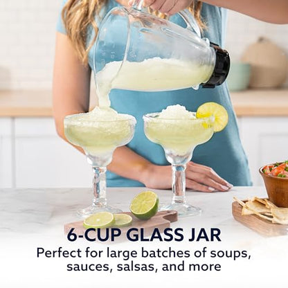 Oster Classic Series Heritage Blender with 6-Cup Glass Jar, 1000 Peak Watts, 600 Rated Watts, Stainless Steel Countertop Blender