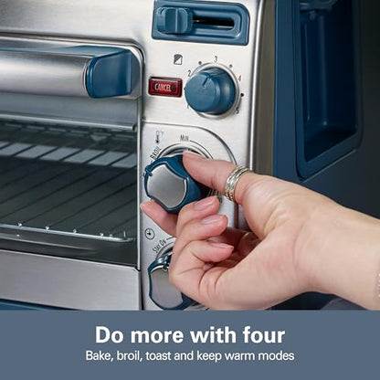 Hamilton Beach 2-in-1 Countertop Toaster Oven and Long Slot 2 Slice Toaster