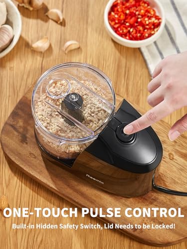 Reemix 1.5-Cup Electric Food Chopper, 100W Mini Food Processor Meat Grinder