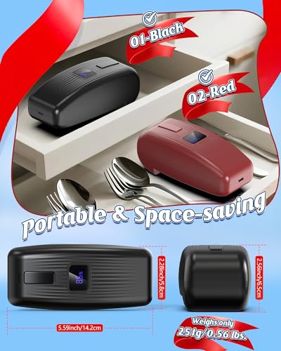 HuiJuKeJi LED Automatic Can Opener, Hands-Free One-Touch Operation Electric Can Opener, Auto-Stop Smooth Edge Safety & USB Rechargeable for Seniors Arthritis Effortless Opening Kitchen Gadget Gift