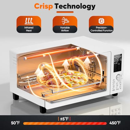 Nuwave Bravo Pro Convection Air Fryer Toaster Oven Combo