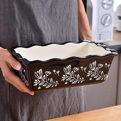 Wisenvoy Loaf Pans for Baking - Ceramic & Porcelain Nonstick Bread Pans