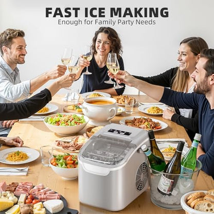 Antarctic Star Countertop Ice Maker, Portable Ice Machine
