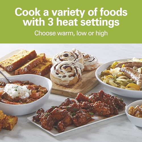 Hamilton Beach 4 Quart Programmable Slow Cooker with Flexible Easy Programming, 5 Cooking Times, Dishwasher-Safe Crock & Lid, Silver (33443)