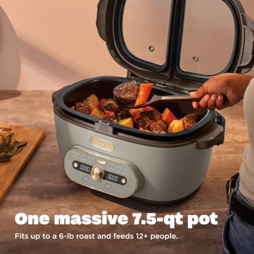 Ninja® MultiPot™ XL 12-in-1 Multicooker, Cyberspace, MZ1001BL1