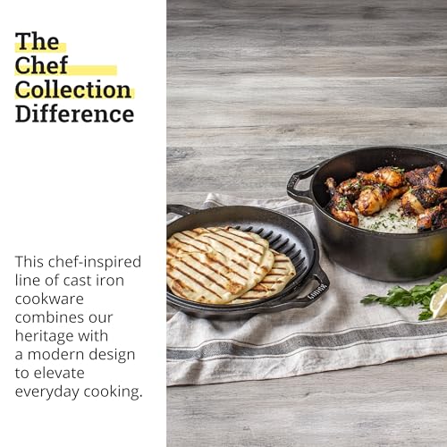 Lodge Chef Collection 6qt Double Dutch Oven
