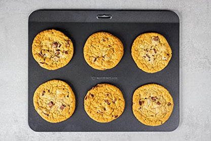 MasterClass Baking Sheet with PTFE, PFOA and BPA Free Non Stick, Robust 1mm Thick Carbon Steel, 35 x 28cm
