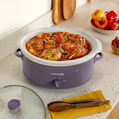 Crock-Pot® Design Series 7-Quart Manual Slow Cooker, Purple Potato