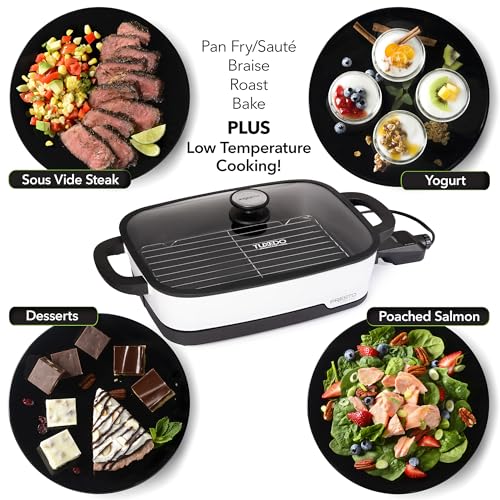 Presto 06854 Tuxedo Digital Precision Skillet, Sous Vide, Multi-Cooker