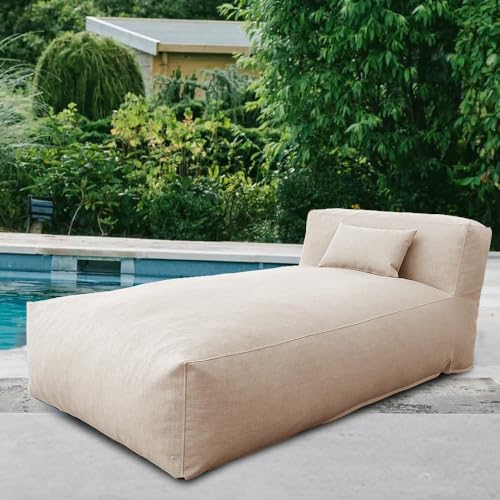 Dineli Modern ANNY-H Lounge Chair Outdoor Bed Lounger Outdoor Couch Sofa