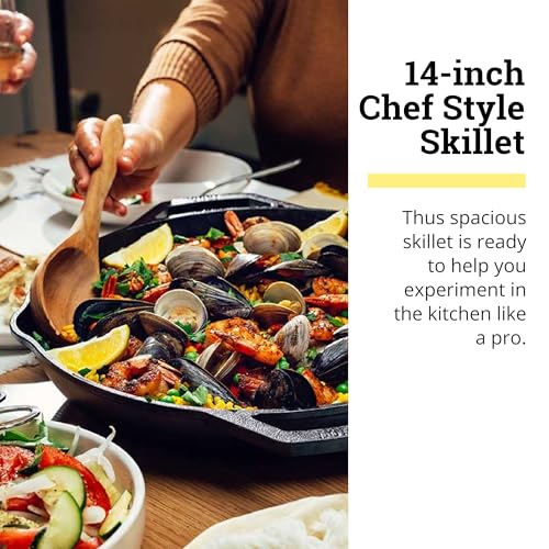 Lodge Chef Collection 14" Chef Style Skillet