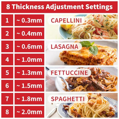 All Metal Pasta Attachment 3 In 1 Set For Kitchenaid Stand Mixer, Included Pasta Sheet Roller, Spaghetti Cutter, Fettuccine Cutter Maker Accessories And Cleaning Brush