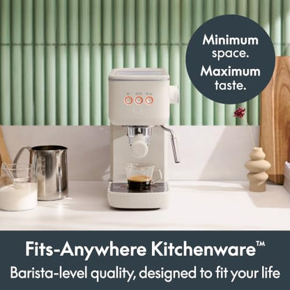 bella JOLT 20-bar Slim Espresso Maker, Oatmilk