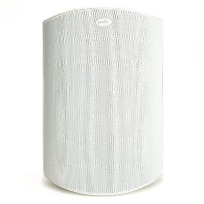 Polk Audio Atrium 8 Outdoor Speaker with Powerful Bass (Each, White), All-Weather Durability, Broad Sound Coverage, Speed-Lock Mounting System