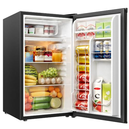 EUHOMY Mini Fridge with Freezer, 3.2 Cu.Ft Compact Refrigerator for Dorm