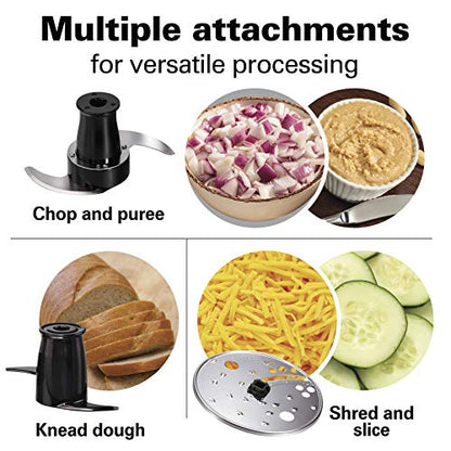 Hamilton Beach Stack & Snap Food Processor, 12 Cup Capacity, R70727 (Renewed)