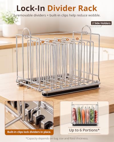 EVERIE Sous Vide Container Set, 12 Qt with Lid & Adjustable Rack