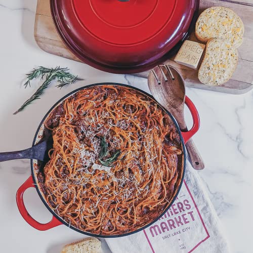 Backcountry Iron Enameled 2.25 Quart Signature Cast Iron Braiser with Lid