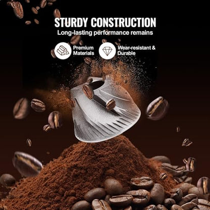VEVOR Coffee Maker with Grinder, 8 Cup Programmable Coffee Machine, Grind and Brew Coffee Maker with 3 Brew Strength Control, Reusable Filter, Removable Water Tank, for Home Office Restaurant