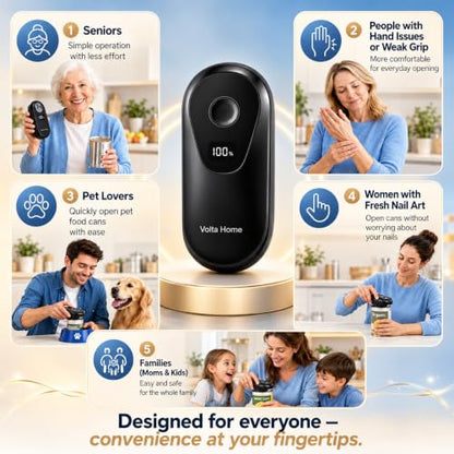 Electric Can Opener for Seniors, Arthritis & Weak Hands