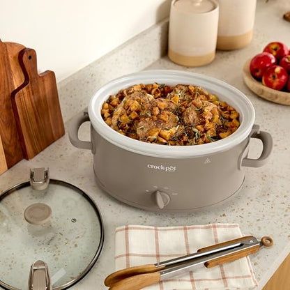 Crock-Pot® Design Series 6-Quart Manual Slow Cooker, Alpaca Brown