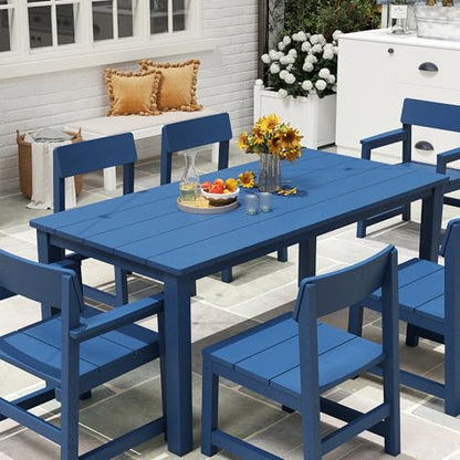 Jocoevol 9 Piece Outdoor Dining Table Set for 8 HIPS Patio Dining Sets