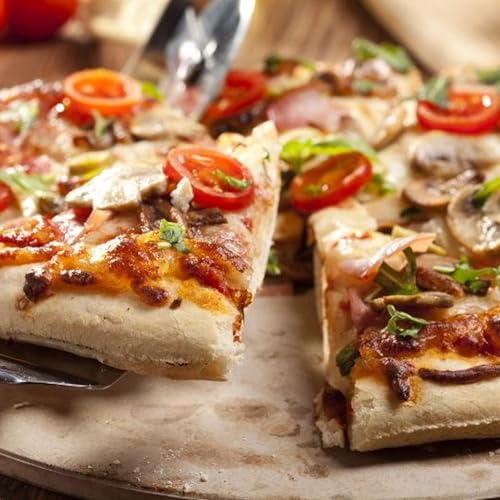 Heavy 20“ Round Ceramic Pizza Stone for BGE, Big Green Egg XL, Kamado Joe Big Joe 24-inch Charcoal Grill and others Smokers