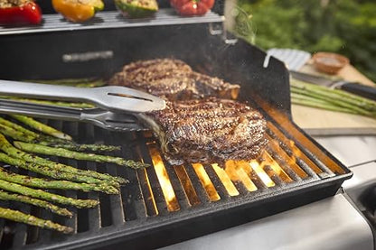 Weber Spirit E-325 Liquid Propane Gas Grill for Outdoor Cooking and BBQ, 3 Burners and 2 Boost Burners, Black – Porcelain-Enameled Cast-Iron Grates, Sear Zone