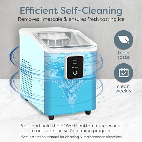 Igloo Ice Maker Countertop, Portable Ice Maker, 26lbs, Aqua