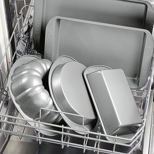 Farberware Nonstick Bakeware 9-Inch Round Springform Pan, Gray