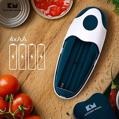 Kitchen Mama Auto 2.0 Electric Can Opener, Navy Blue