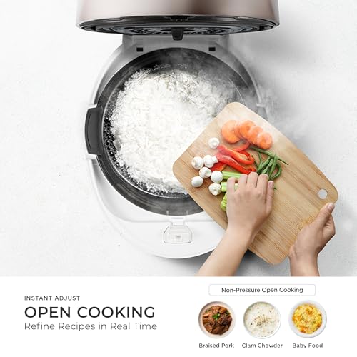 CUCKOO Twin Pressure Rice Cooker 6-Cup Uncooked / 12-Cup Cooked with Nonstick Inner Pot, Versatile Rice Maker & Warmer with 16 Menu Options, Open Cooking Mode, Voice Guide, White (CRP-ST0609FW)