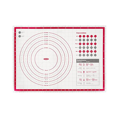 OXO Good Grips Non-Slip Silicone Pastry Mat with Built-In Measurements