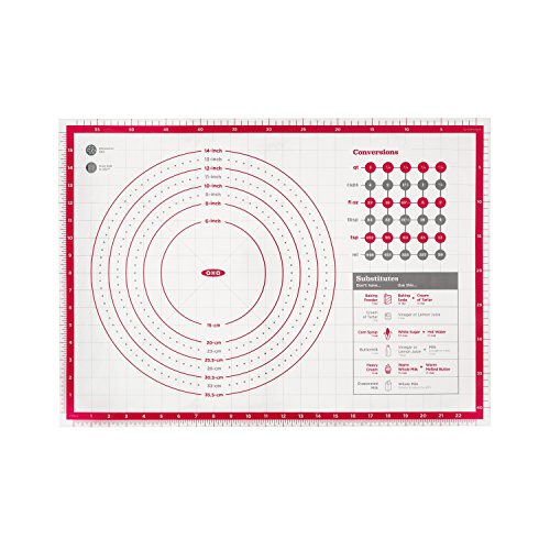 OXO Good Grips Non-Slip Silicone Pastry Mat with Built-In Measurements