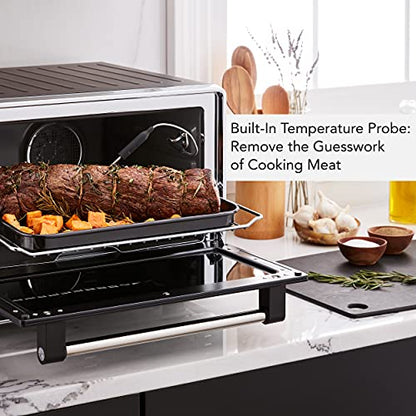KitchenAid Dual Convection Countertop Oven with Air Fry and Temperature Probe - KCO224BM