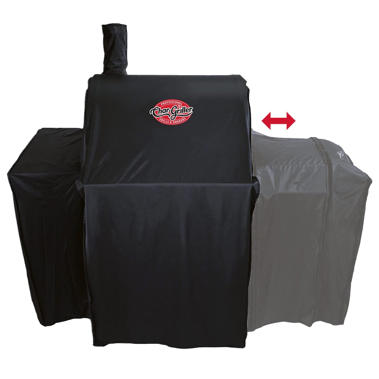 Char-Griller 2323 Wrangler Charcoal Grill Cover, Black