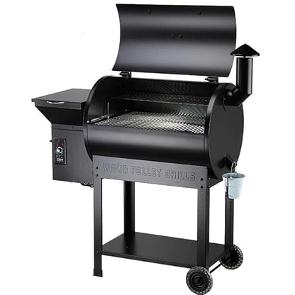 Z GRILLS Pellet Smoker Grill with PID Control, Rain Cover, 700 sq. in Cooking Area for Outdoor BBQ, ZPG-7002B
