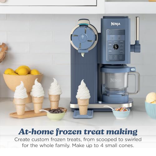 Ninja Creami Scoop & Swirl 13-in-1 Ice Cream and Soft Serve Maker, NC701BL